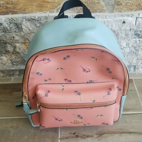 NWT Coach Sunglasses Medium Charlie Backpack - Picture 3 of 9
